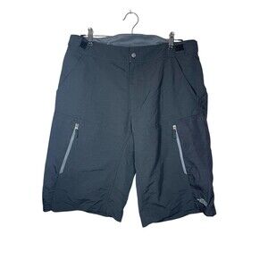 The North Face Men Tech Tactical Hiking Active Nylon Zipper‎ Shorts Size Medium